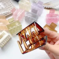 Medium-sized Hair Clip Korean Elegant Back Head Acrylic Hair Clip Acetate Hair Accessories Wholesale Nihaowholesale main image 3