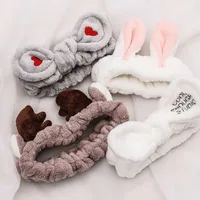 Headband Face Mask Wash Hairband Simple Cat Ears Cute Non-slip Headband Wholesale Nihaowholesale main image 4