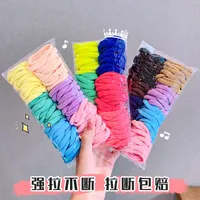 Korean Candy Color Towel Hair Ring Combination Set Simple And Versatile Rubber Band Hair Headdress Wholesale Nihaowholesale main image 3