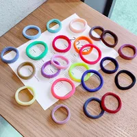 Korean Candy Color Towel Hair Ring Combination Set Simple And Versatile Rubber Band Hair Headdress Wholesale Nihaowholesale main image 4