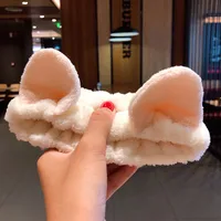 Headband Face Mask Wash Hairband Simple Cat Ears Cute Non-slip Headband Wholesale Nihaowholesale sku image 3