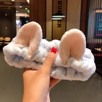 Headband Face Mask Wash Hairband Simple Cat Ears Cute Non-slip Headband Wholesale Nihaowholesale sku image 5