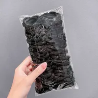 Korean Candy Color Towel Hair Ring Combination Set Simple And Versatile Rubber Band Hair Headdress Wholesale Nihaowholesale sku image 6