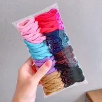 Korean Candy Color Towel Hair Ring Combination Set Simple And Versatile Rubber Band Hair Headdress Wholesale Nihaowholesale sku image 8