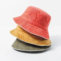 Fashion Retro Washed Fisherman Hat Hot Sale Hat Sun Hat Ladies Sun Hat  Wholesale Nihaowholesale main image 4
