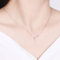 Stainless Steel 14K Gold Plated Simple Style U Shape Necklace main image 4