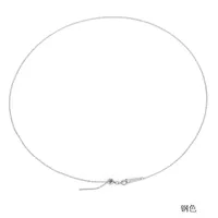 Stainless Steel 14K Gold Plated Simple Style U Shape Necklace sku image 1