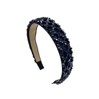 Women's Retro U Shape Plaid Rhinestone main image 5