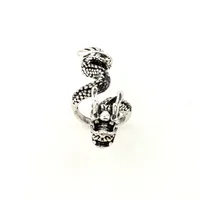 Hot-selling Jewelry Retro Punk Ring Leading Tiger Animal Big Ring Wholesale Nihaowholesale sku image 2