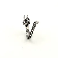 Hot-selling Jewelry Retro Punk Ring Leading Tiger Animal Big Ring Wholesale Nihaowholesale sku image 7