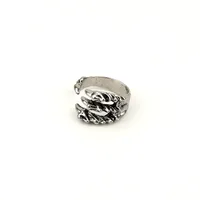 Hot-selling Jewelry Retro Punk Ring Leading Tiger Animal Big Ring Wholesale Nihaowholesale sku image 8