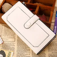 Korean Creative New Zipper Buckle Clutch Bag Long Multi-functional Pu Leather Wallet Wholesale Nihaowholesale main image 4
