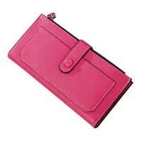 Korean Creative New Zipper Buckle Clutch Bag Long Multi-functional Pu Leather Wallet Wholesale Nihaowholesale main image 5
