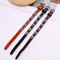 Hot-selling Accessories New Punk Style Skull Leather Trend Men And Women Student Jewelry Bracelet main image 3
