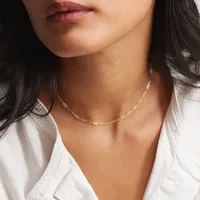 Fashion Short Women's Chain 316l Titanium Steel 14k Gold Plated Necklace Clavicle Chain Nihaowholesale main image 1