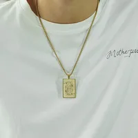 Fashion Geometric Titanium Steel Plating Men'S main image 4