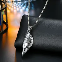 European And American New Punk Rock Hip Hop Tiger Eagle Scorpion Animal Pendant Necklace Personality Retro Silver Necklace sku image 5