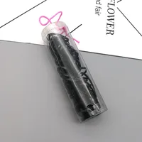 Children's Black Disposable Small Rubber Band Small Barreled Girl With Hair Tied And Durable Strong Pull Constantly Korean Rubber Band sku image 1