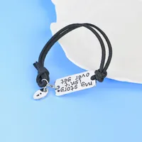 New Fashion  Letters My Story Isn't Over Yet Lettering Alloy Inspirational Bracelet Wholesale Nihaowholesale main image 2