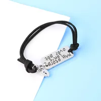 New Fashion  Letters My Story Isn't Over Yet Lettering Alloy Inspirational Bracelet Wholesale Nihaowholesale main image 3