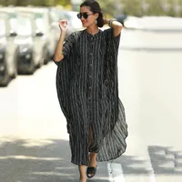 New Leopard Dot Cardigan Vacation Long Skirt Beach Cover Dress Wholesale Nihaowholesale sku image 6