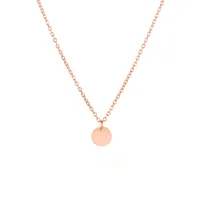 Stainless Steel 14K Gold Plated Fashion Plating Geometric Necklace main image 5