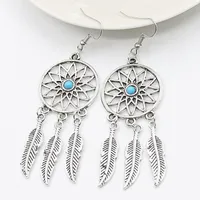 Ethnic Style Geometric Plating Alloy Gem Earrings sku image 1