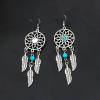 Ethnic Style Geometric Plating Alloy Gem Earrings sku image 3