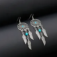 Ethnic Style Geometric Plating Alloy Gem Earrings main image 3