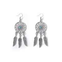 Ethnic Style Geometric Plating Alloy Gem Earrings main image 5