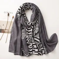 Summer Sunscreen Korean Messy Linen Office Room Big Shawl Dual-use Versatile Thin Cotton Linen Silk Scarf main image 4