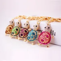 Cute Funny Tortoise Alloy Metal Unisex Keychain main image 1