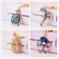 Cute Funny Tortoise Alloy Metal Unisex Keychain main image 5