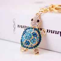 Cute Funny Tortoise Alloy Metal Unisex Keychain main image 2