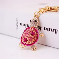 Cute Funny Tortoise Alloy Metal Unisex Keychain sku image 1