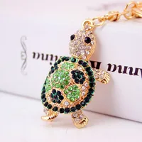 Cute Funny Tortoise Alloy Metal Unisex Keychain sku image 4