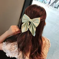 Korean Hairpin Headdress Solid Color Bow Duckbill Clip Hairpin Wholesale main image 5