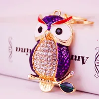 Owl Alloy Metal Unisex sku image 19