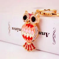 Owl Alloy Metal Unisex sku image 6