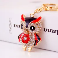 Owl Alloy Metal Unisex sku image 5