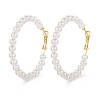 Vintage Style Letter No Inlaid Earrings sku image 2