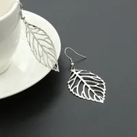Fashion Leaf Plating Alloy No Inlaid Earrings main image 4