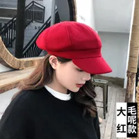 Cloth Korea  Hat  (a-546 Plaid Dark Green) Nhxb0039-a-546-plaid-dark-green sku image 2
