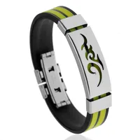 Geometric Titanium Steel No Inlaid Unisex Bracelets sku image 2