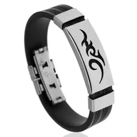 Geometric Titanium Steel No Inlaid Unisex Bracelets sku image 5
