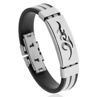 Geometric Titanium Steel No Inlaid Unisex Bracelets sku image 6