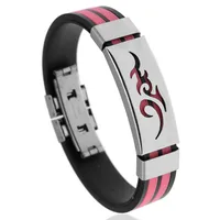 Geometric Titanium Steel No Inlaid Unisex Bracelets sku image 7
