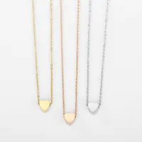 Hot Selling Geometric Heart-shaped Pendant Stainless Steel Necklace main image 1