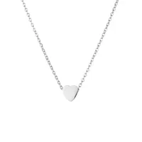 Hot Selling Geometric Heart-shaped Pendant Stainless Steel Necklace main image 3