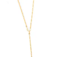 Geometric Y-shaped Long Pendant  Stainless Steel Necklace Women's Necklace main image 3